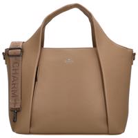 Prémiová kabelka z PU kůže - Mulberry Street - Charm London - 15 L - taupe