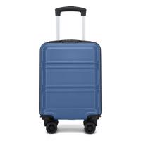 Příruční ABS+PC kufr s odnímatelnými kolečky Kono 22L - navy - 45x30x20 cm