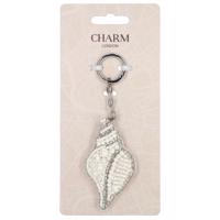 Přívěsek na kabelku Charm London Bali - mušle - béžový