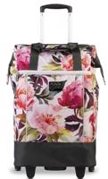 PUNTA nákupní taška na kolečkách s výsuvnou rukojetí - 40L - květinová