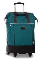 PUNTA nákupní taška na kolečkách s výsuvnou rukojetí - 40L - petrolejová