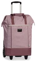 PUNTA nákupní taška na kolečkách s výsuvnou rukojetí - 40L - růžová
