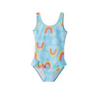 REIMA  DÍVČÍ JEDNODÍLNÉ PLAVKY KORFU UV Light turquoise - 68