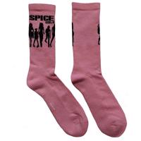RockOff Spice Girls unisex ponožky se siluetou - růžové (velikost 40-45)