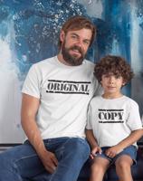 Rodinná trička pro tátu a syna Set Original a Copy