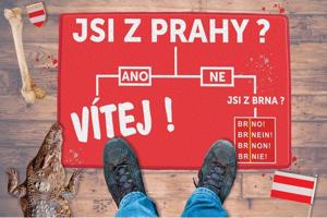 Rohožka PIPUB Jsi z Prahy?