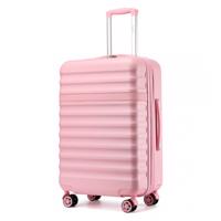 Rozšířitelný ABS+PC kufr Kono s TSA zámkem - 57L - růžová KSK2484
