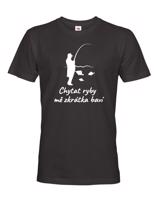 Rybářské tričko Chytat ryby mě zkrátka baví si zamilujete