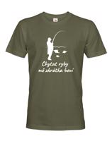 Rybářské tričko Chytat ryby mě zkrátka baví si zamilujete
