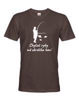 Rybářské tričko Chytat ryby mě zkrátka baví si zamilujete