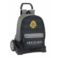 Safta Harry Potter školní batoh na kolečkách MOCH 596+CARRO EVOLUTION "HOGWARTS" -14L
