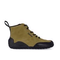 SALTIC OUTDOOR HIGH Oliv Outdoorové barefoot boty - 43