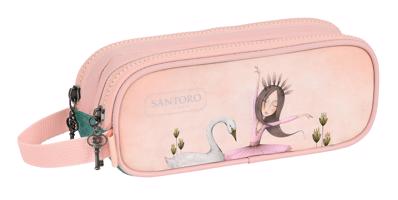 Santoro London SANTORO™’S MIRABELLE "SWAN LAKE" dvoukomorový penál
