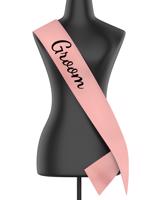 Šerpa s nápisem Groom - kvalitní tisk