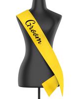 Šerpa s nápisem Groom - kvalitní tisk