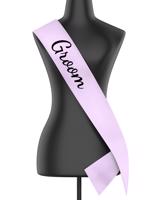 Šerpa s nápisem Groom - kvalitní tisk
