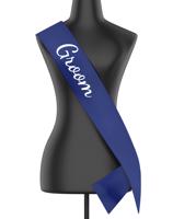 Šerpa s nápisem Groom - kvalitní tisk