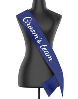 Šerpa s nápisem Groom´s team - kvalitní tisk