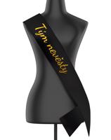 Šerpa s nápisem Tým nevěsty - kvalitní tisk