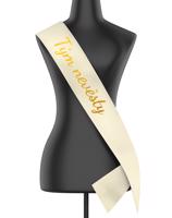 Šerpa s nápisem Tým nevěsty - kvalitní tisk