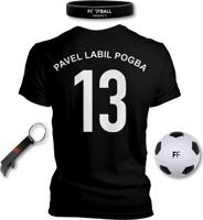Set Football Fanatics - Pánské černé tričko Labil Pogba