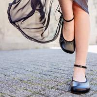 SHAPEN BALERÍNKY TULIP 3.0 Regular Black Dámské barefoot baleríny - 42