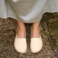 SHAPEN ESPADRILKY PLAYA Regular Beige Dámské barefoot espadrilky - 43