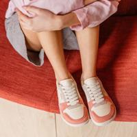 SHAPEN TENISKY RE:WIND Peach Leather Barefoot tenisky - 43