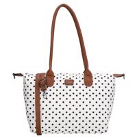Shopper kabelka Charm London Buckingham - 15,5L - bílá s puntíky