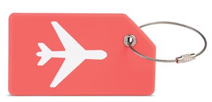 Silikonová jmenovka na kufr Worldpack - oranžová