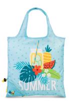 Skládací nákupní taška Punta Summer Vibes 12 L - modrá
