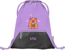 Školní sáček s kapsou BAAGL Kapybara - 16,5 L