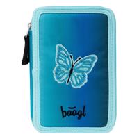 Školní třípatrový penál BAAGL - Butterfly