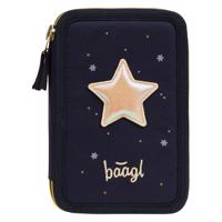 Školní třípatrový penál BAAGL - Unicorn Gold