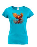 Skvělé dámské fantasy tričko s potiskem Fénix