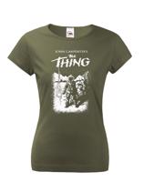 Skvělé dámské triko na motiv hororového filmu The Thing