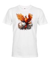Skvělé pánské fantasy tričko s potiskem Fénix