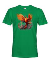 Skvělé pánské fantasy tričko s potiskem Fénix