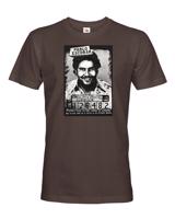 Skvělé retro triko s potiskem Pabla Escobara - pánské retro triko