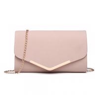 Společenská kabelka psaníčko Miss Lulu Party - růžová LH1756-PK