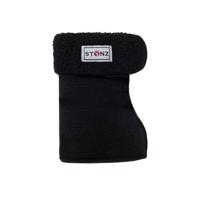 STONZ ZATEPLOVÁCÍ NÁVLEKY Černé Dětské první zateplené barefoot botičky - 24–25