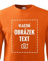 Stylová pánská mikina bez kapuce s vlastním potiskem - doručení již do 24 h
