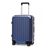 Supercase cestovní kufr s pevným hliníkovým rámem - navy - 42L KSS2481