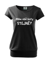 Těhotenské tričko Mám obě boty stejné? - tenhle potisk si zamiluješ!