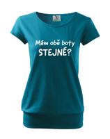 Těhotenské tričko Mám obě boty stejné? - tenhle potisk si zamiluješ!