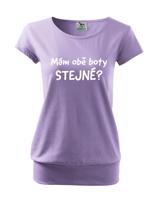 Těhotenské tričko Mám obě boty stejné? - tenhle potisk si zamiluješ!