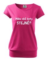 Těhotenské tričko Mám obě boty stejné? - tenhle potisk si zamiluješ!
