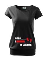 Těhotenské tričko pro budoucí maminky Baby... is loading