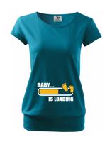 Těhotenské tričko pro budoucí maminky Baby... is loading