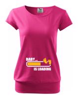 Těhotenské tričko pro budoucí maminky Baby... is loading